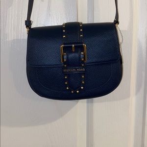 MK Navy Studded Crossbody NWT